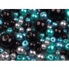 Skleněné voskové perly mix velikostí a barev Ø4-12 mm (Balení 50 g, Varianta 18 mix)