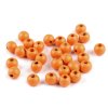 Dřevěné korálky Ø10 mm (Balení 20 g, Varianta 1 červená rumělka)