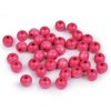 Dřevěné korálky Ø10 mm (Balení 20 g, Varianta 6 růžová malinová)