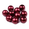 Skleněné voskové perly Ø10 mm (Balení 50 g, Varianta 01B bílá)