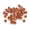 Dřevěné korálky Ø8-9 mm (Balení 20 g, Varianta 4 hnědá nejsvětlejší)