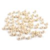 Skleněné voskové perly Ø4 mm (Balení 50 g, Varianta 02B krémová nejsvět.)