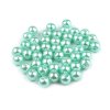 Plastové voskové korálky / perly Glance Ø6 mm (Balení 20 g, Varianta F18 mint)