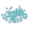 Plastové voskové korálky / perly Glance Ø6 mm (Balení 20 g, Varianta F18 mint)