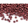 Rokajl 8/0 - 3 mm metalický, neprůhledný (Balení 50 g, Varianta QK36 stříbrná střední)