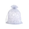 Dárkový pytlík 20x26 cm organza (Balení 100 ks, Varianta 11 bílá)
