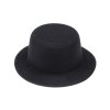 Mini klobouček / fascinátor k dozdobení Ø13,5 cm (Balení 1 ks, Varianta 1 černá)