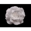 Brož / ozdoba růže Ø6 cm (Balení 1 ks, Varianta 1 bílá)