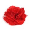 Brož / ozdoba růže Ø9 cm (Balení 1 ks, Varianta 21 bordó sv.)