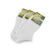 Dámské bavlněné ponožky kotníkové (Balení 3 pár, Varianta 5 (vel. 35-38) bílá)