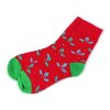 Vánoční ponožky Emi Ross (Balení 1 pár, Varianta 21 (vel. 35-39) červená)