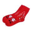 Vánoční ponožky Emi Ross (Balení 1 pár, Varianta 21 (vel. 35-39) červená)