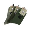 Pánské bavlněné ponožky rybářské, myslivecké (Balení 3 pár, Varianta 2 (vel. 39-42) mix)