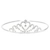 Štrasová čelenka / korunka do vlasů (Balení 1 ks, Varianta 1 crystal)