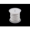 Šnůrka PES kroucená Ø1 mm voskovaná (Balení 1 ks, Varianta 1 Off White)