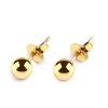 Náušnice kuličky z nerezové oceli (Balení 1 pár, Varianta stříbrná)