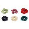 Gumička scrunchie do vlasů (Balení 1 ks, Varianta 3 červená)