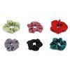 Gumička scrunchie do vlasů (Balení 1 ks, Varianta 3 červená)