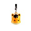 Přívěsek na klíče rolnička tučňák, panda, smajlík, myš, opice (Balení 4 ks, Varianta 7 žlutá smajlík)