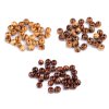 Dřevěné korálky Strip Ø8 mm (Balení 10 g, Varianta 3 borovice tmavá)