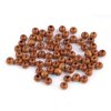 Dřevěné korálky Ø6 mm (Balení 10 g, Varianta 1 přírodní sv.)