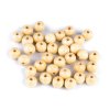 Dřevěné korálky Ø10 mm (Balení 20 g, Varianta 1 přírodní sv.)
