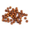 Dřevěné korálky Ø8 mm (Balení 20 g, Varianta 2 hnědá světlá)
