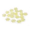 Plastové korálky s AB efektem květ Ø17 mm (Balení 10 g, Varianta 2 žlutá)