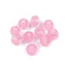 Plastové korálky s velkým průvlekem 8x12 mm (Balení 10 ks, Varianta 1 (72) růžová)