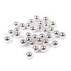 Plastové voskové korálky / perly Glance Metalic Ø6 mm (Balení 20 g, Varianta 1 stříbrná)