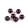 Plastové korálky leopardí vzor Ø16 mm (Balení 6 ks, Varianta 1 fialová tmavá)