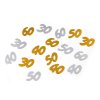 Konfety čísla 30; 40; 50; 60 - na párty, narozeninové oslavy (Balení 1 sáček, Varianta 1 (30) stříbrná)