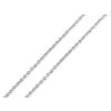Řetízek z nerezové oceli 2 mm metráž (Balení 1 m, Varianta platina)