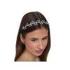Štrasová čelenka do vlasů (Balení 1 ks, Varianta crystal)