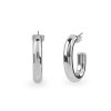 Náušnice z nerezové oceli (Balení 1 pár, Varianta stříbrná)