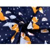 Bavlněná látka / plátno noční obloha (Balení 1 m, Varianta 1 (8) modrá tmavá)