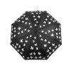 Dámský skládací vystřelovací deštník motýl kouzelný (Balení 1 ks, Varianta 3 černá)