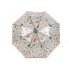 Dámský / dívčí průhledný vystřelovací deštník luční květy (Balení 1 ks, Varianta 1 korálová)