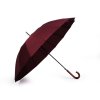 Velký rodinný deštník s dřevěnou rukojetí (Balení 1 ks, Varianta 1 vínová)