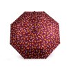 Dámský skládací vystřelovací deštník psi (Balení 1 ks, Varianta 1 bordó sv.)