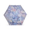 Dámský mini skládací deštník květy (Balení 1 ks, Varianta 1 modrá světlá)