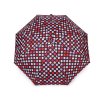 Dámský mini skládací deštník puntík (Balení 1 ks, Varianta 1 červenohnědá)