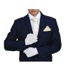 Společenské rukavice pánské (Balení 1 pár, Varianta 1 (25 - 27 cm) bílá)