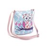 Dětská taška sovy 17x17 cm (Balení 3 ks, Varianta 3 modrá azurová)