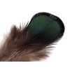 Bažantí peří délka 4,5-9 cm (Balení 20 ks, Varianta 2 zelená šedá tmavá)