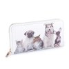 Dámská peněženka pes, kočka 10x19 cm (Balení 1 ks, Varianta 1 bílá)