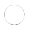Kovový kruh Ø30,5 cm lakovaný (Balení 1 ks, Varianta 1 nikl)