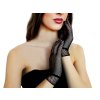 Společenské rukavice síťované / gotik (Balení 1 pár, Varianta 2 bílá)