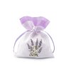 Dárkový pytlík s potiskem levandule 9x13 cm (Balení 3 ks, Varianta 7 bílá levandule)