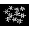 Dekorační vločky Ø29 mm k zavěšení (Balení 10 ks, Varianta transparent)